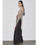 【VEQUM】MIXTURE HALTER KNIT