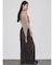 【VEQUM】MIXTURE HALTER KNIT