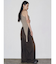 【VEQUM】MIXTURE HALTER KNIT