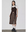 【VEQUM】MIXTURE HALTER KNIT