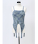 【VEQUM】MIXTURE HALTER KNIT