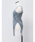 【VEQUM】MIXTURE HALTER KNIT