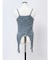 【VEQUM】MIXTURE HALTER KNIT