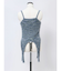 【VEQUM】MIXTURE HALTER KNIT