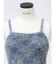 【VEQUM】MIXTURE HALTER KNIT