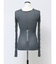 【VEQUM】SHEER WAVING LAYER KNIT