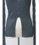 【VEQUM】SHEER WAVING LAYER KNIT