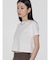 【VEQUM】DAMAGE CROPPED T SHIRT
