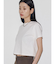 【VEQUM】DAMAGE CROPPED T SHIRT