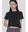 【VEQUM】DAMAGE CROPPED T SHIRT