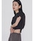 【VEQUM】DAMAGE CROPPED T SHIRT