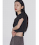 【VEQUM】DAMAGE CROPPED T SHIRT