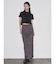 【VEQUM】DAMAGE CROPPED T SHIRT