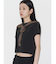 【VEQUM】DAMAGE CROPPED T SHIRT