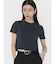 【VEQUM】DAMAGE CROPPED T SHIRT