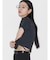 【VEQUM】DAMAGE CROPPED T SHIRT