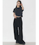 【VEQUM】DAMAGE CROPPED T SHIRT