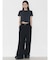 【VEQUM】DAMAGE CROPPED T SHIRT