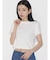 【VEQUM】DAMAGE CROPPED T SHIRT