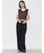 【VEQUM】DAMAGE CROPPED T SHIRT