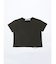【VEQUM】DAMAGE CROPPED T SHIRT