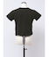 【VEQUM】DAMAGE CROPPED T SHIRT