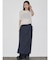 【VEQUM】MAXI WRAP SKIRT