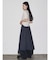 【VEQUM】MAXI WRAP SKIRT