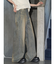 【VEQUM】RIM WIDE JEANS