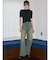 【VEQUM】RIM WIDE JEANS