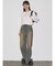 【VEQUM】RIM WIDE JEANS