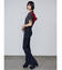 ギャザージップシャツトップ