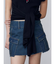 デニムボックスミニスカート