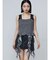 デニムボックスミニスカート