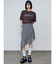 ラッフルアシンメトリーミディスカート