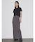 【VEQUM】CRUSH WRINKLE MAXI SK