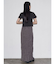 【VEQUM】CRUSH WRINKLE MAXI SK