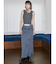 【VEQUM】CRUSH WRINKLE MAXI SK
