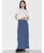 【VEQUM】CRUSH WRINKLE MAXI SK