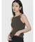 【VEQUM】RIB HALTER NECK TOPS