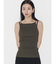 【VEQUM】RIB HALTER NECK TOPS