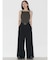 【VEQUM】RIB HALTER NECK TOPS