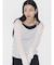 【VEQUM】RIB HALTER NECK TOPS