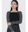 【VEQUM】RIB HALTER NECK TOPS