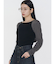 【VEQUM】RIB HALTER NECK TOPS