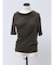 【VEQUM】ASYNMMETRY DRAPE TOPS