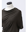 【VEQUM】ASYNMMETRY DRAPE TOPS