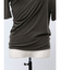 【VEQUM】ASYNMMETRY DRAPE TOPS