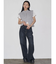 【VEQUM】FRINGE MIX KNIT TANK TOP