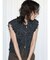 【VEQUM】FRINGE MIX KNIT TANK TOP